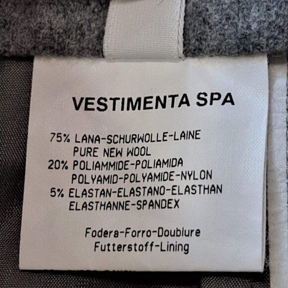 Emanuel Ungaro Size 34  (US 2) Gray Wool Ruffled Midi Skirt EUC - Picture 11 of 13